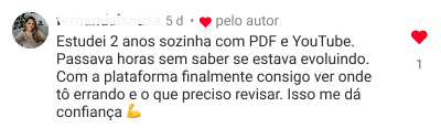 Depoimento de @fernandalsouza