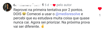 Depoimento de @camilandrade.med